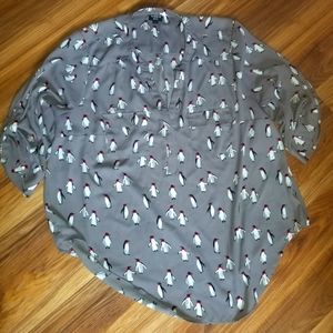 Torrid Penguin Blouse